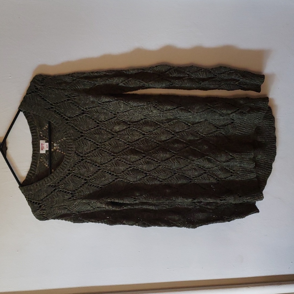 Mossimo | Olive Green Knit Sweater | XS | NWOT